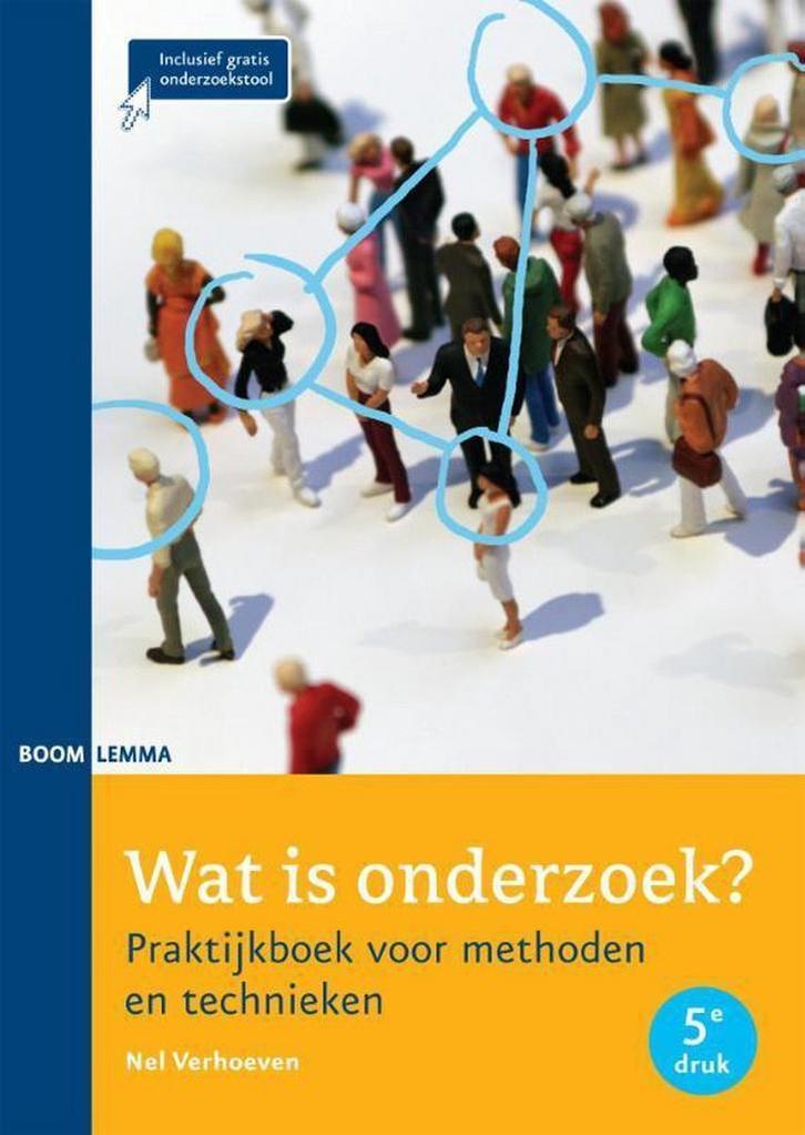 Wat is onderzoek ? 9789462363632 Nel Verhoeven, Boeken, Studieboeken en Cursussen, Zo goed als nieuw, Verzenden