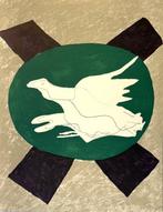 Georges Braque (1882-1963) - Oiseau sur fond de X, Antiek en Kunst