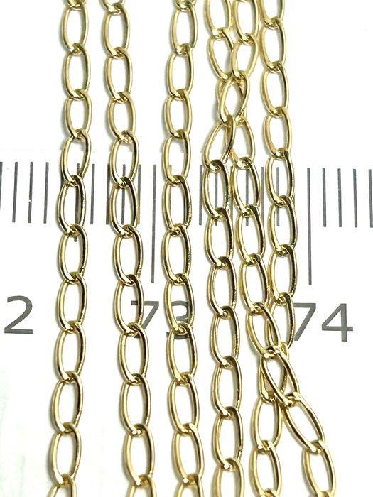 Zonder Minimumprijs - Halsketting - 18 karaat Geel goud, Handtassen en Accessoires, Kettingen