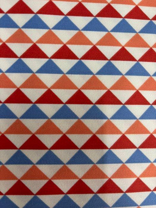 Katoenen satijnen satijnweefsel met digitale print,, Antiquités & Art, Tapis & Textile