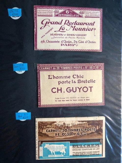 France 1920/2000 - Carnets de timbres, collection de +/- 90, Timbres & Monnaies, Timbres | Europe | France