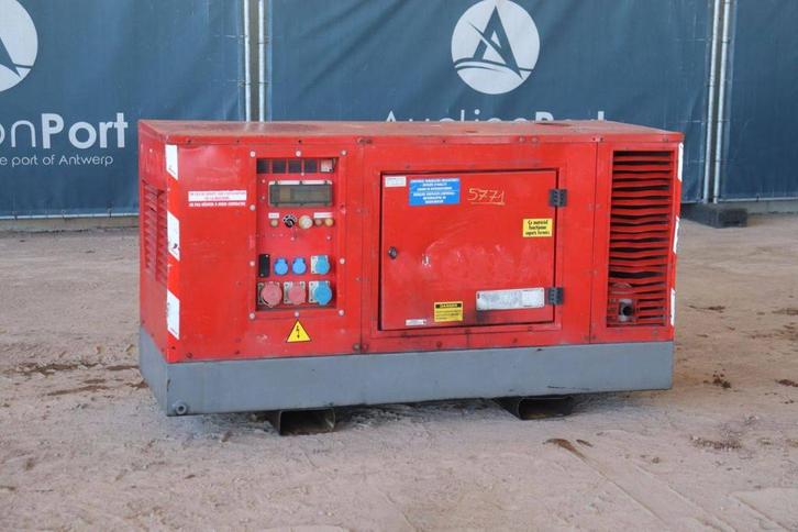 Veiling: Generator Europower EPS20TDE Diesel 2013 20kVA, Articles professionnels, Machines & Construction | Générateurs, Enlèvement