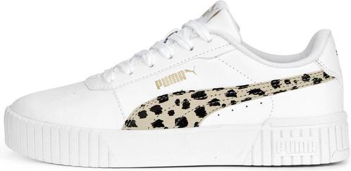 PUMA Carina 2.0 Animal Jr Dames Sneakers - White/Granola/..., Kleding | Dames, Schoenen, Nieuw, Verzenden