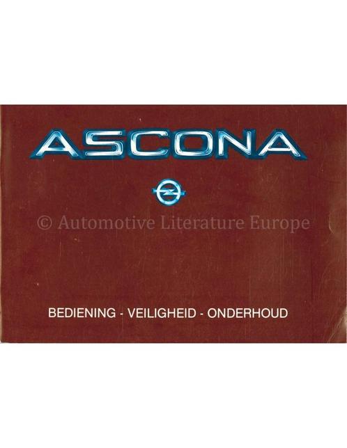 1983 OPEL ASCONA INSTRUCTIEBOEKJE NEDERLANDS, Auto diversen, Handleidingen en Instructieboekjes