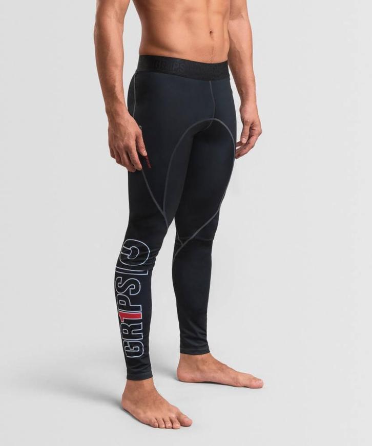 GR1PS - GRIPS Gr1ps Combat Spats Legging Black Grips BJJ, Kleding | Heren, Sportkleding, Zwart, Maat 56/58 (XL), Nieuw, Vechtsport