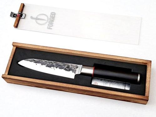 Santoku Knife - 440C Japanese Stainless Steel - Forged and, Antiek en Kunst, Antiek | Keukengerei