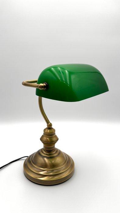 Bankierslamp - Messing, Antiek en Kunst, Curiosa en Brocante