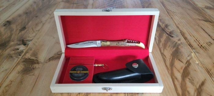 Laguiole Bougna - Tafelmessenset - Staal, Antiek en Kunst, Antiek | Keukengerei