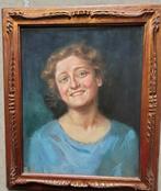 Italiaanse school (XX) - Ritratto giovane donna, Antiek en Kunst