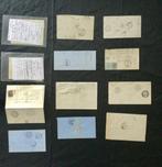 België 1850/1900 - oude gefrankeerde enveloppen, Postzegels en Munten, Gestempeld