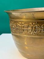 Vase - Laiton - Pot en laiton de style Art nouveau, Antiquités & Art