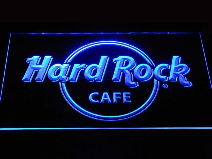 Hard rock neon bord lamp LED verlichting reclame lichtbak XL, Maison & Meubles, Lampes | Autre, Envoi