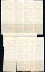 RDA 1962 - 9x 125 ans des Chemins de fer allemands en, Postzegels en Munten, Gestempeld