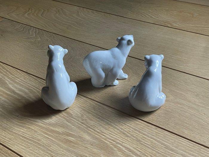 Lladró - Figurine - Ijsberen (3) - Porcelaine, Antiek en Kunst, Antiek | Glaswerk en Kristal