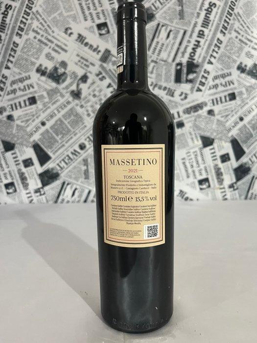 2021 Massetino - Toscane IGT - 1 Fles (0,75 liter), Verzamelen, Wijnen