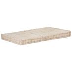 Palletvloerkussen Beige 120x80 - Tweede Kansje voor een K..., Huis en Inrichting, Woonaccessoires | Kussens, Verzenden, Nieuw