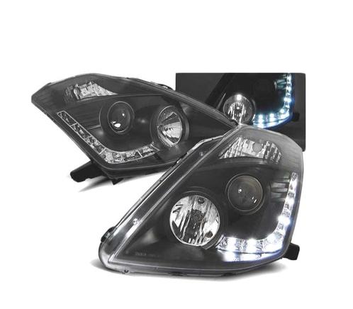 PHARES LED POUR NISSAN 350Z 03-05 NOIR, Auto-onderdelen, Verlichting, Verzenden