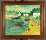Jean Hazè (XIX-XX) - Petit port en Bretagne