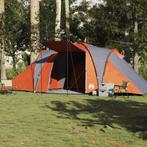 vidaXL Koepeltent 6-persoons waterdicht grijs en oranje, Verzenden, Nieuw