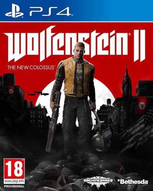 Wolfenstein II the New Colossus (PS4 Games) (Playstation 4), Games en Spelcomputers, Games | Sony PlayStation 4, Zo goed als nieuw