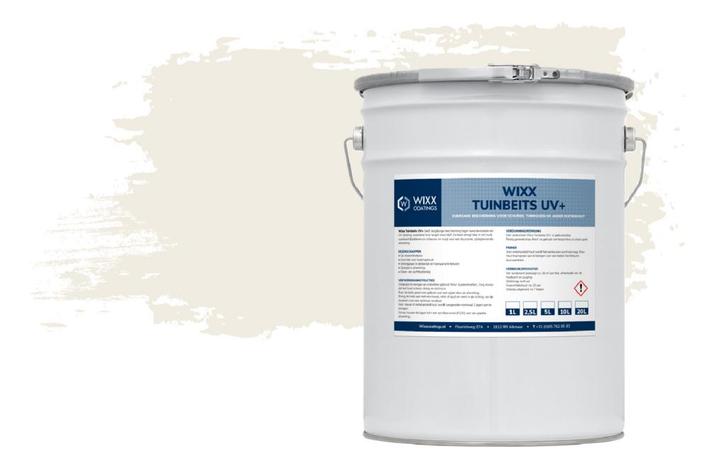 Wixx Tuinbeits UV+ RAL 9010 | Zuiver Wit 10L, Doe-het-zelf en Bouw, Verf, Beits en Lak, Nieuw, Verzenden