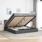vidaXL Bed poef met matras en LEDs 180x200 cm stof, Verzenden, Nieuw