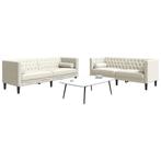 vidaXL 2-delige Loungeset Chesterfield met bolsters fluweel, Verzenden, Nieuw