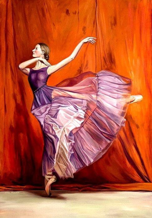 Seda Akdudak - Ballerina 42, Antiquités & Art, Art | Peinture | Moderne