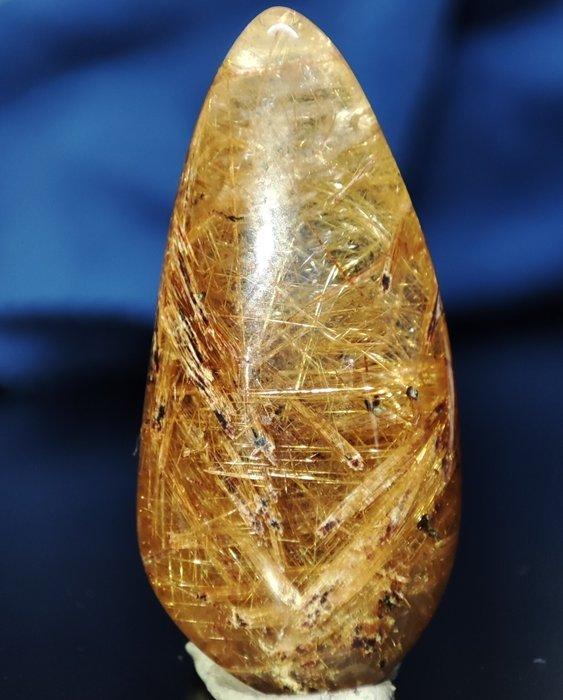 Prachtige zeer zeldzame natuurlijke goud-ruw geslepen kwarts, Collections, Minéraux & Fossiles