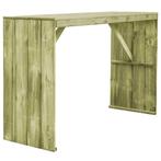 vidaXL Bartafel 170x60x110 cm geïmpregneerd grenenhout, Tuin en Terras, Tuintafels, Verzenden, Nieuw