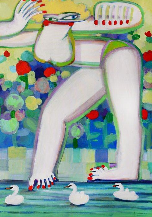 Yana Medow - Tiptoe Tactics XXL, Antiek en Kunst, Kunst | Schilderijen | Modern