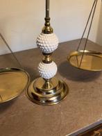 Weegschaal - Messing, Porselein - Messing, porselein