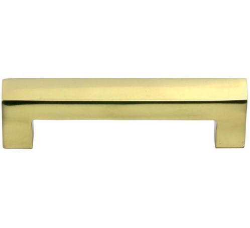 Meubelgreep Karé 96 mm messing ongelakt, Doe-het-zelf en Bouw, Hang- en Sluitwerk, Klink of Kruk, Nieuw, Overige materialen