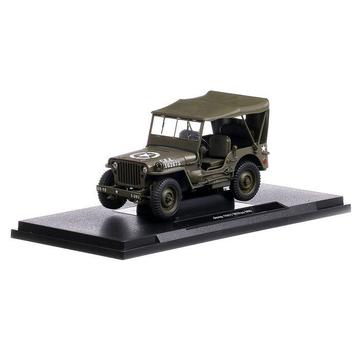 Welly 1:18 - Model militair voertuig - Jeep 1/4 Ton Army beschikbaar voor biedingen