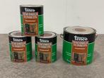 Veiling - Tenco tuinbeits kastanjebruin transparant set 4-de, Doe-het-zelf en Bouw, Verf, Beits en Lak, Nieuw