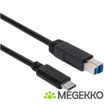 CLUB3D USB 3.1 Gen2 Type-C to Type-B Cable Male/Male, 1 M./, Verzenden