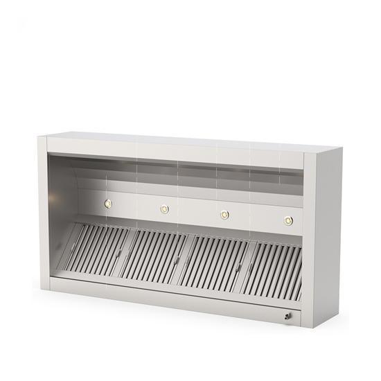 Inductiekap grootkeuken | 3500x1300x500 mm, Doe-het-zelf en Bouw, Ventilatie en Afzuiging, Verzenden
