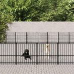 Hondenkennel voor buiten 60,22 m² staal, Nieuw, Verzenden