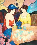 Cohen (XXI) - Impressionistisch kleurrijk schilderij, Antiquités & Art, Art | Peinture | Classique