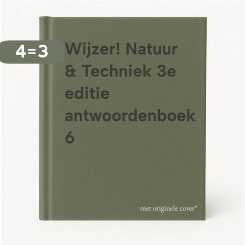 Wijzer! Natuur & Techniek 3e editie antwoordenboek 6, Boeken, Schoolboeken, Zo goed als nieuw, Verzenden