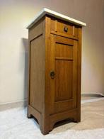 Kast - Art Deco Kastje met Marmeren Top - Hout, Marmer, Huis en Inrichting, Nieuw