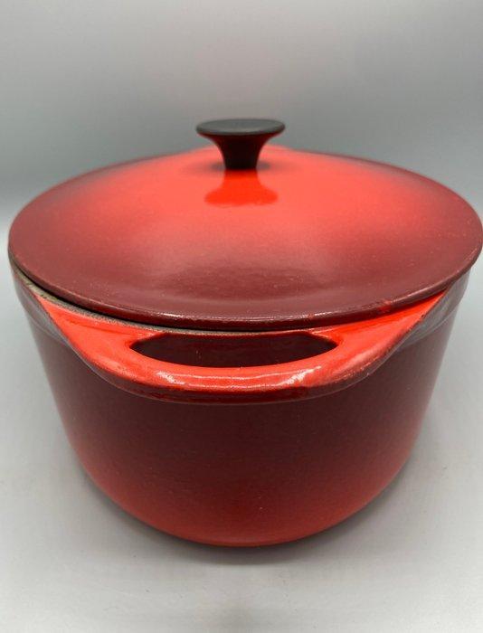Le Creuset - Braadpan - 28 - bron, Emaille - Cousances, Antiek en Kunst, Antiek | Keukengerei