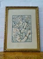 Arsène Herbinier (1869-1947) - Vrouw met bloemen - in, Antiek en Kunst