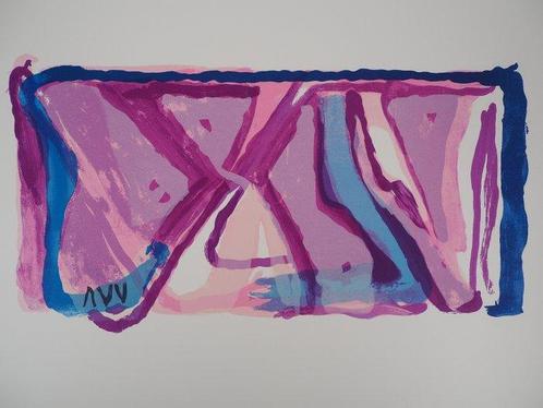 Bram Van Velde (1895-1981) - Composition en violet, Antiek en Kunst, Antiek | Overige Antiek