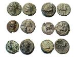 Zeugitana, Carthago. Lot of 6 Sicilian Punic coins 400/211
