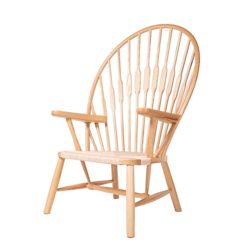 Lounge stoel Peacock naturel, Huis en Inrichting, Fauteuils, Nieuw, Verzenden