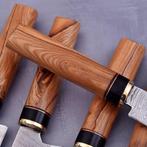 Couteau de cuisine - Chefs knife - acier plié, bois
