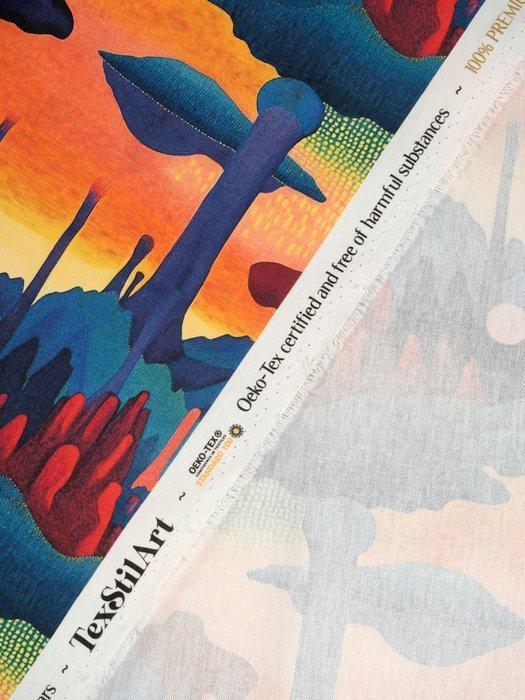 Gratis verzending! TexStilArt - Galaxia - Exclusief Tessuto, Antiek en Kunst, Antiek | Tapijten, Tafelkleden en Textiel