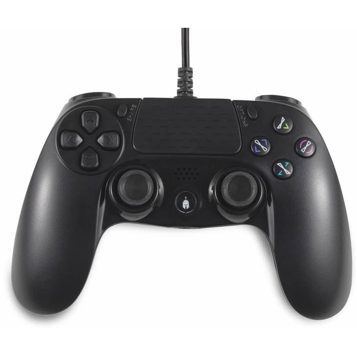 Spartan Gear Hoplite Wired Controller-Zwart (PlayStation 4), Games en Spelcomputers, Games | Sony PlayStation 4, Ophalen of Verzenden