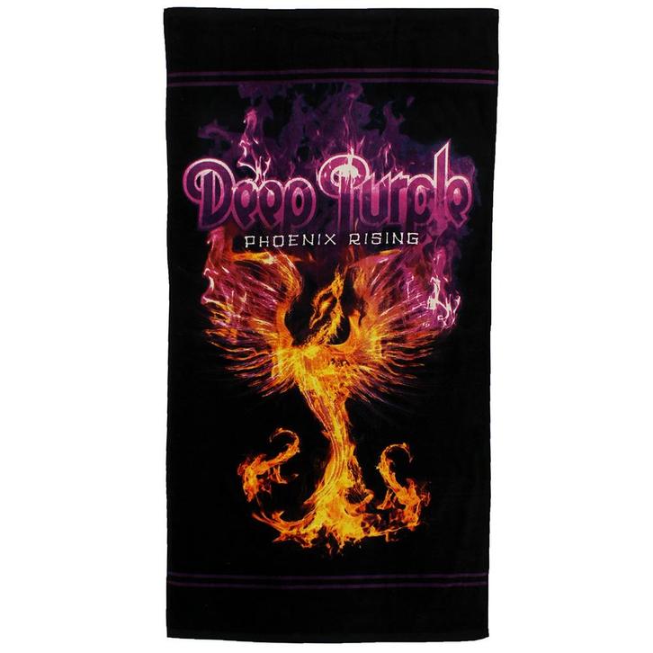 Deep Purple Phoenix Rising Badlaken Strandlaken 70x140cm -, Vacances, Vacances | Soleil & Plage